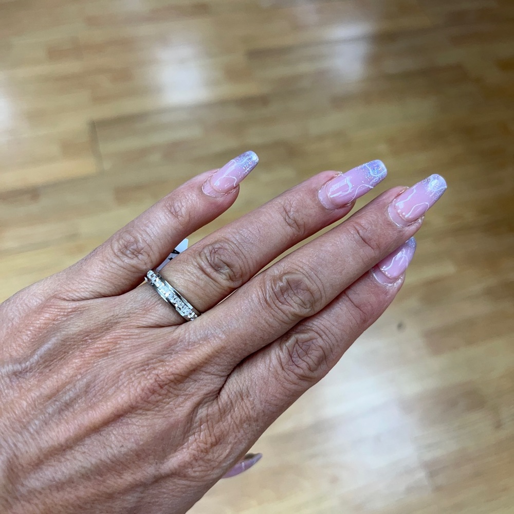 4mm Yellow Gold Plated Titanium Wedding Band - Picture 2 of 11